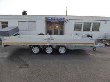 4020 3 ACHSER Bordwände 4,06x2,00x0,30m 3,5 t