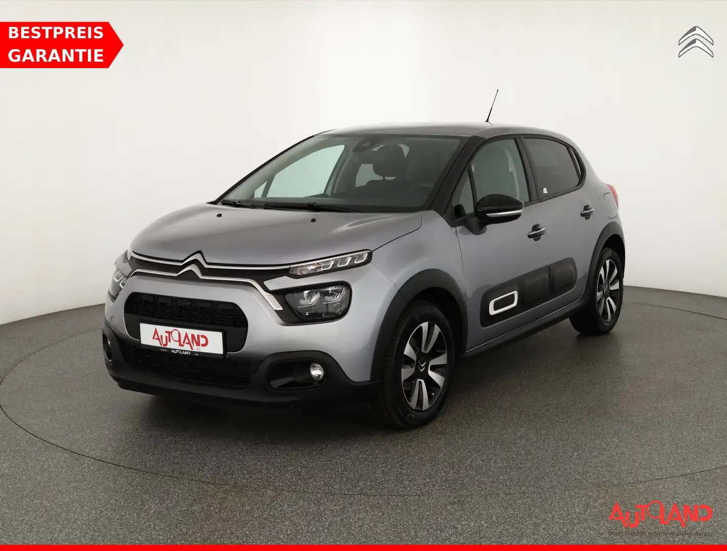 Citroen C3 PureTech 110 LED Navi Kamera Tempomat Grau - 1