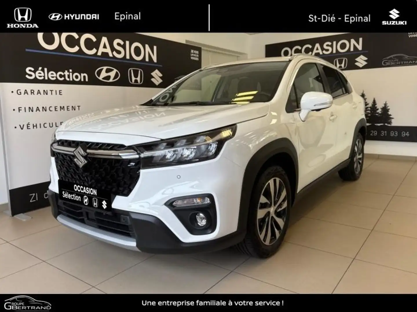 Suzuki S-Cross 1.5 Dualjet Hybrid 115ch Style Auto Allgrip Blanc - 1