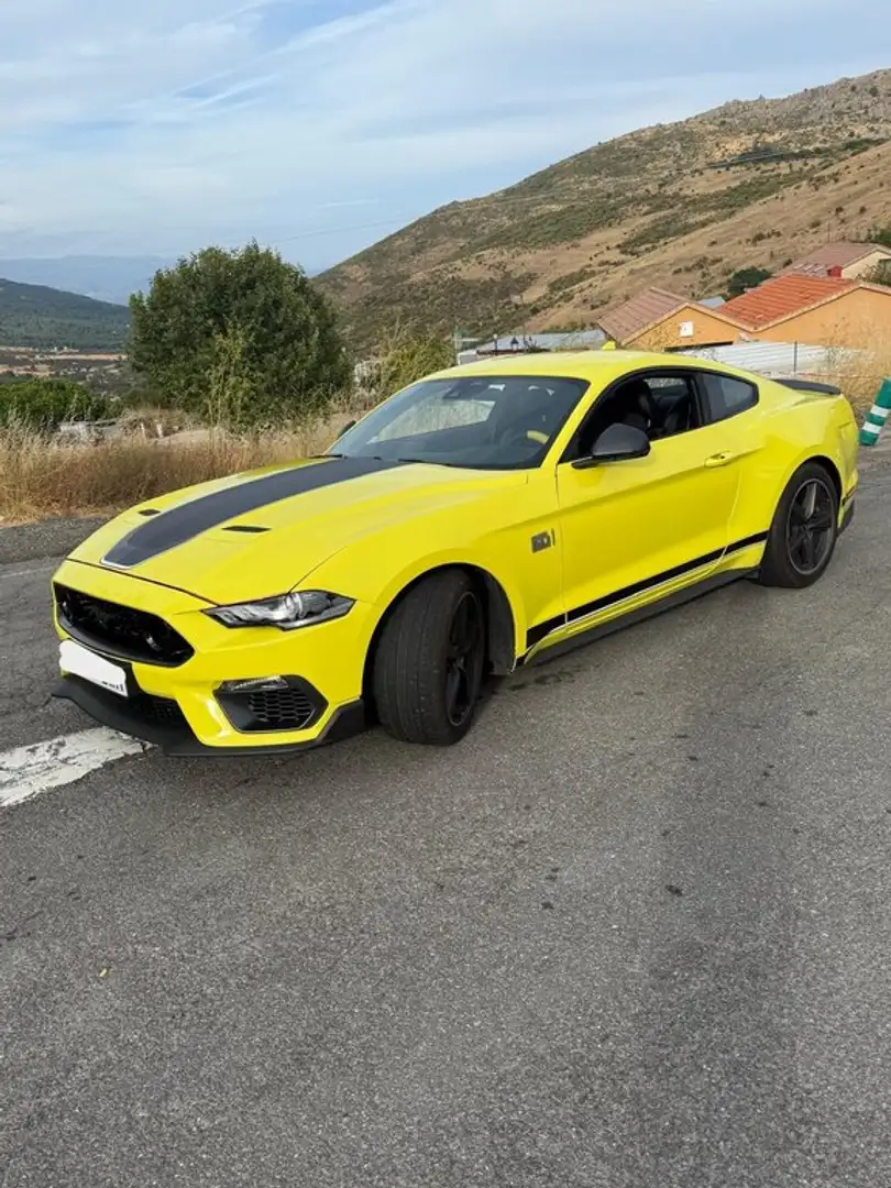 Ford Mustang 5.0 Ti-VCT V8 Mach I (Fastsb.) Jaune - 2