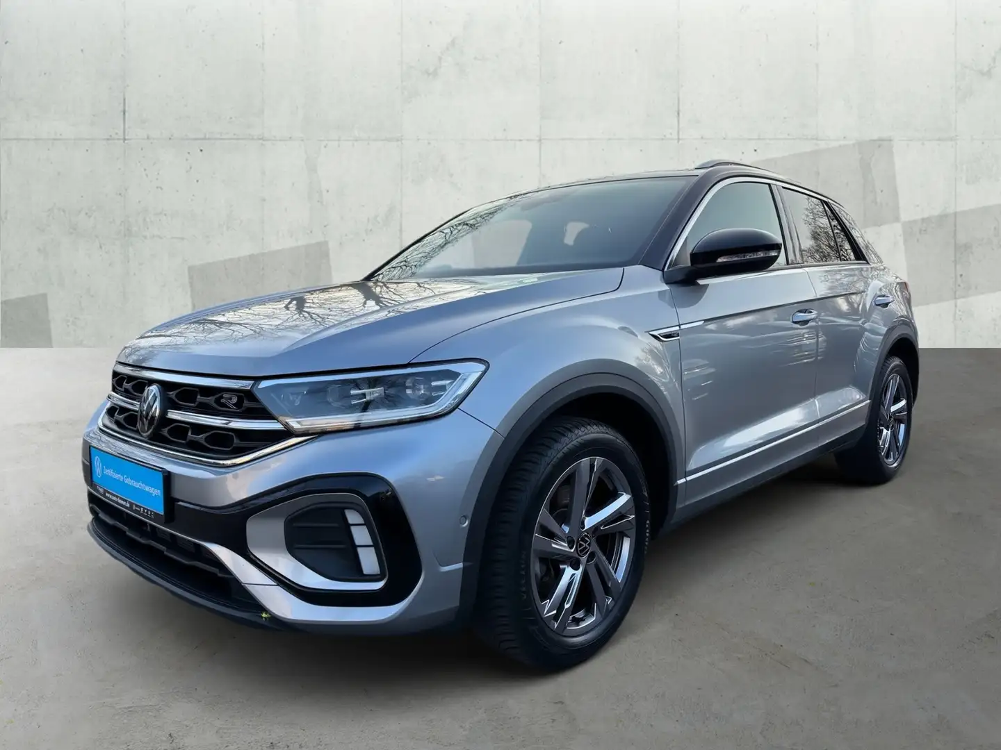 Volkswagen T-Roc 2.0 TDI DSG R-LINE *AHK *LED *ACC *RKAM *NAVI * Silber - 2