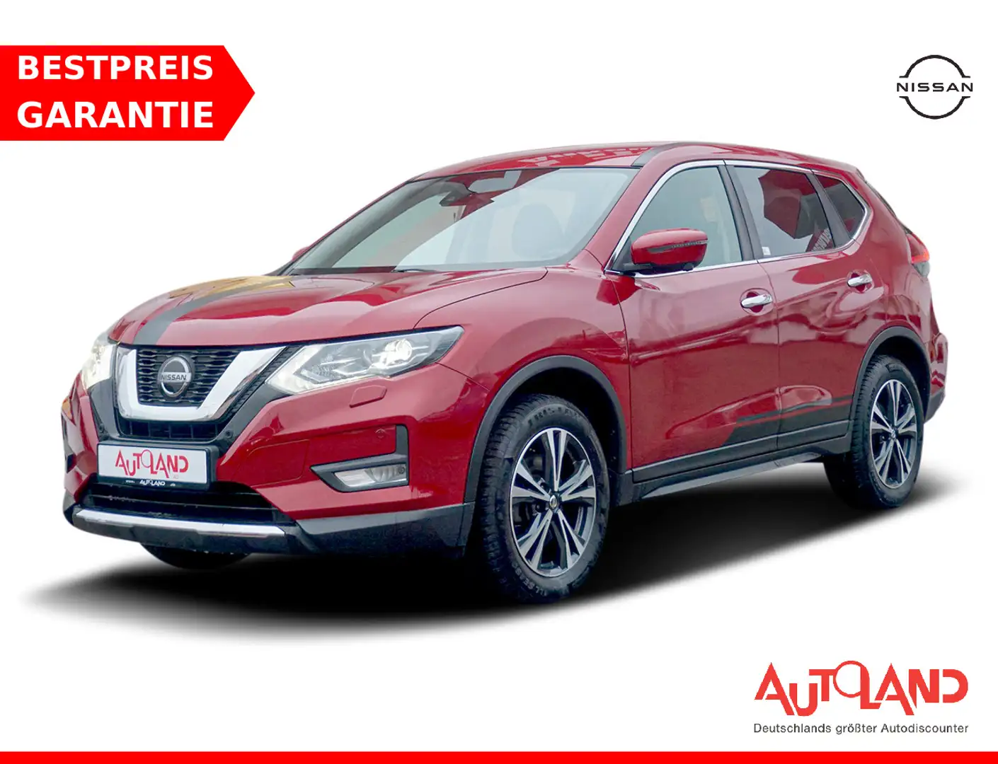 Nissan X-Trail 1.7 dCi Acenta LED Navi 360° AHK DAB Rot - 1
