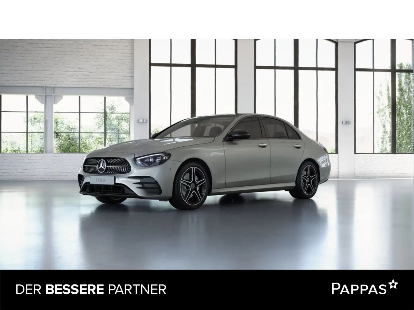 Mercedes-Benz E 300 e 4MATIC Limousine LED PTS Navi Pano AUT Silber - 1