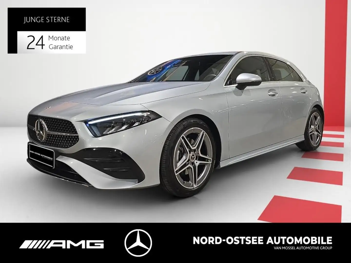 Mercedes-Benz A 200 AMG LED DISTRO AMBIENTE KAMERA ALARMANLAGE Silber - 1