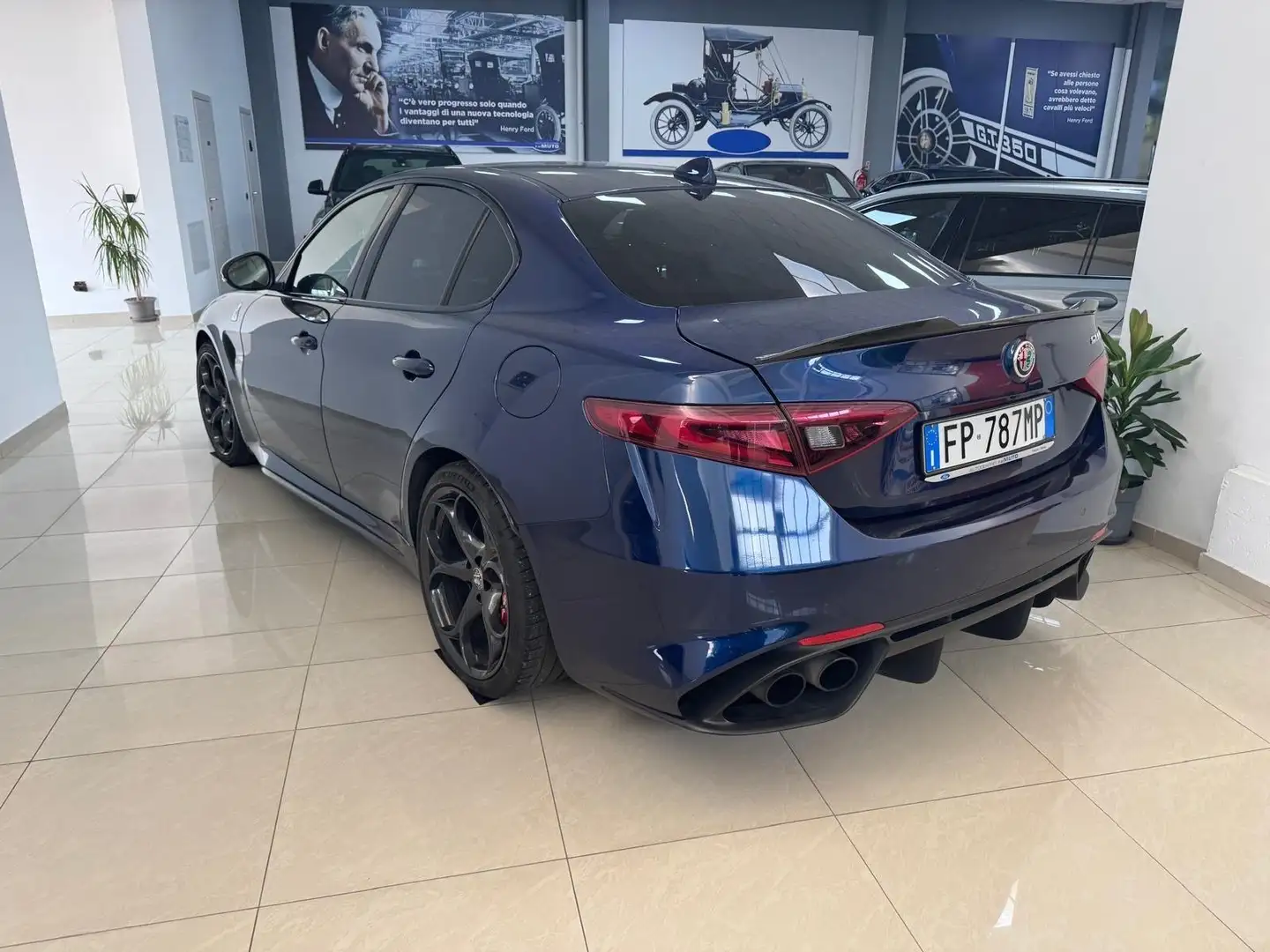 Alfa Romeo Giulia TEL 3483761469 2.9 t V6 Quadrifoglio 510cv auto Bleu - 1