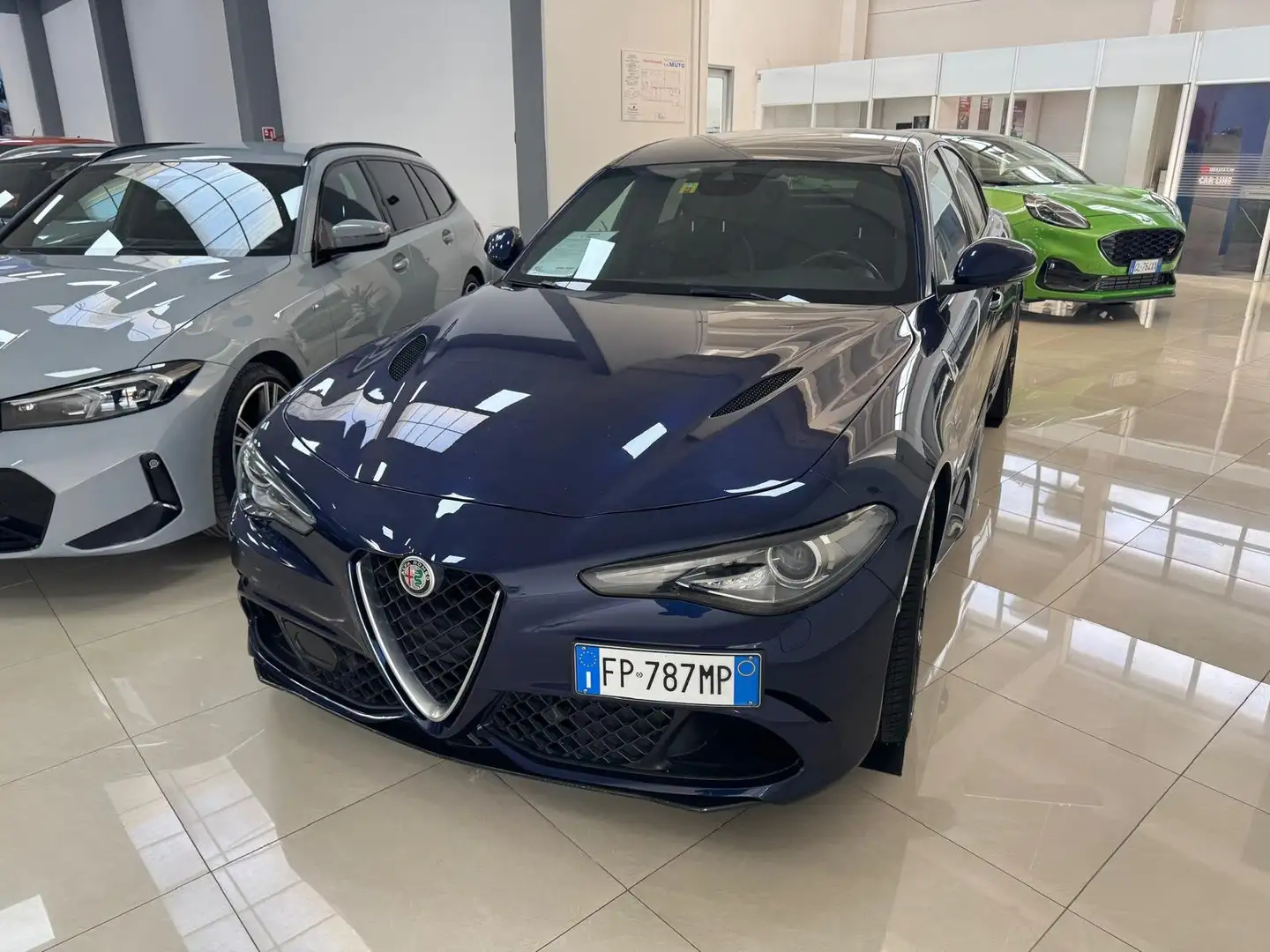Alfa Romeo Giulia TEL 3483761469 2.9 t V6 Quadrifoglio 510cv auto Bleu - 2