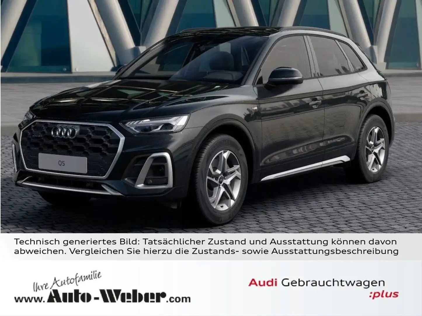 Audi Q5 40TDI qu S LINE MATRIX STDAT/TOUR AHK VC+ Schwarz - 1