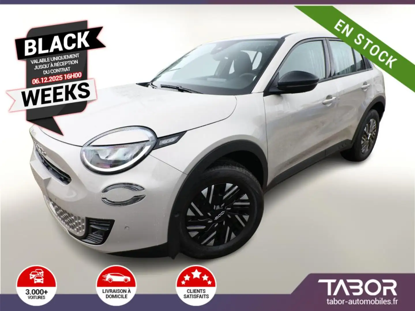 Fiat 600 1.2 Hybrid 145 DCT LED GPS ACC cam Beige - 1