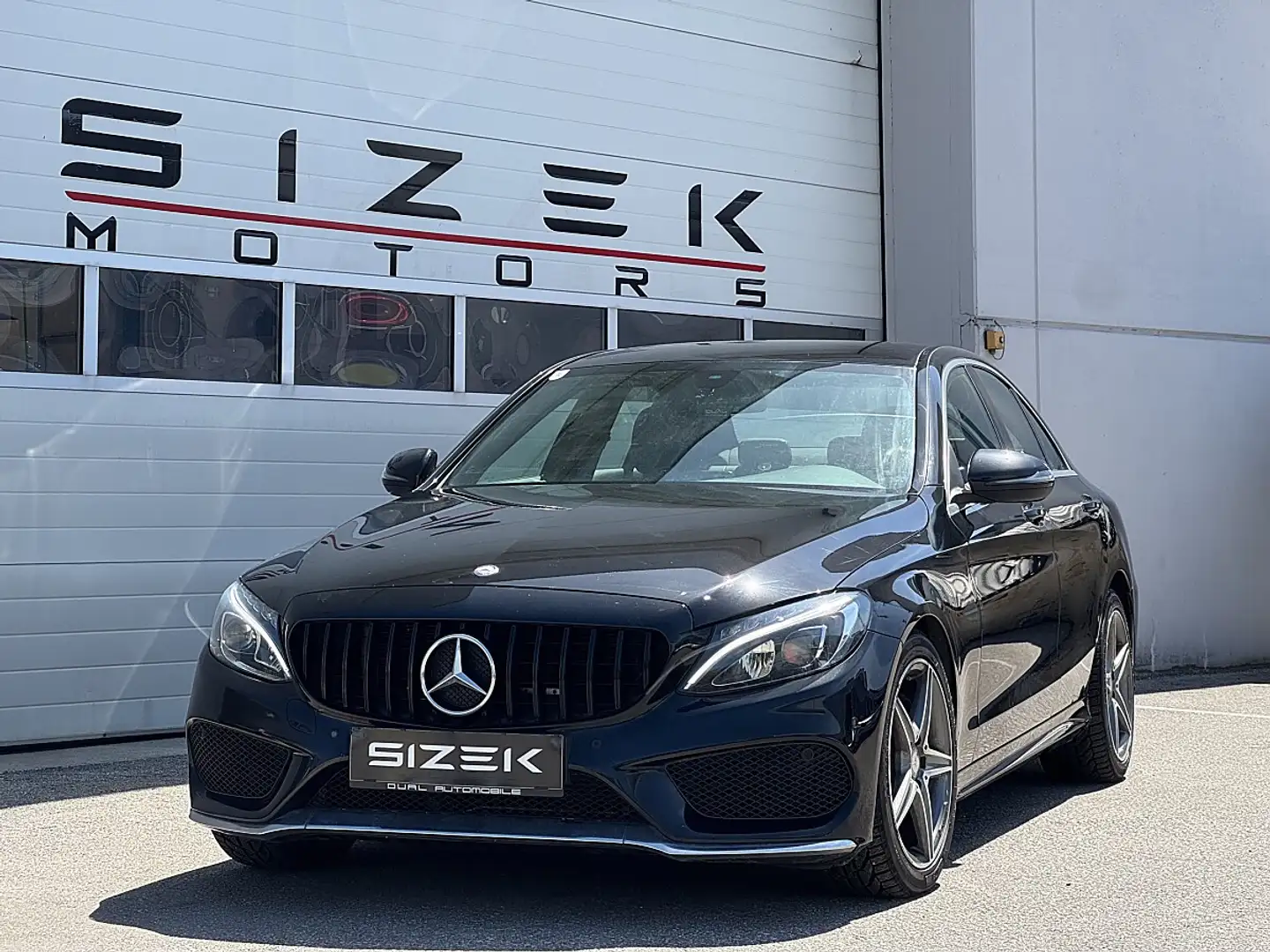 Mercedes-Benz C 180 d  Aut./AMG-LINE/NAVI/LED/STHZG Schwarz - 1