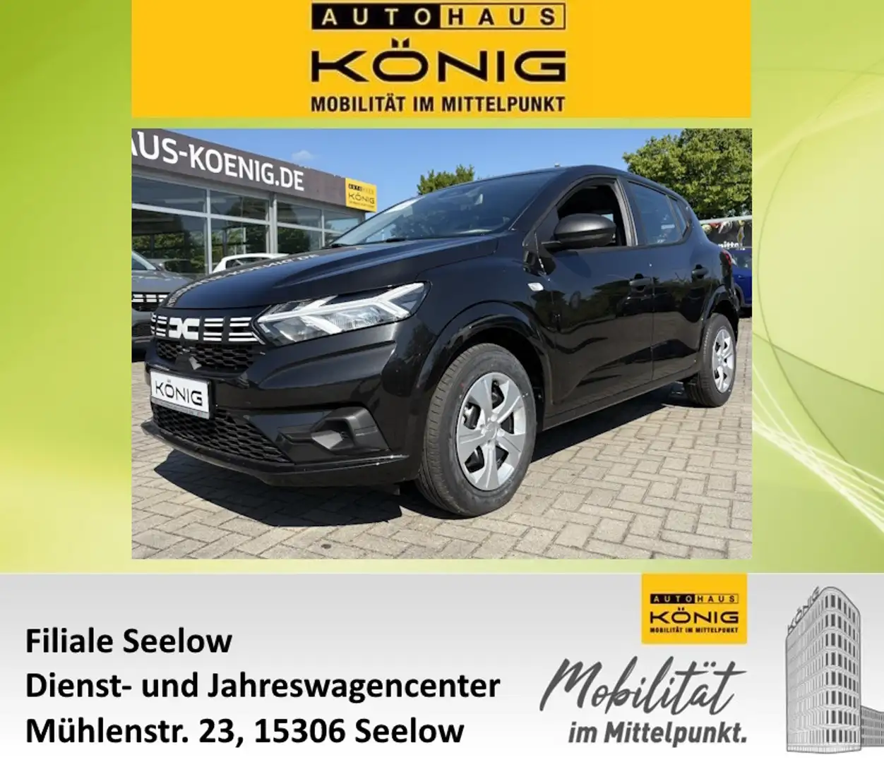 Dacia Sandero Essential TCe 90 Schwarz - 1