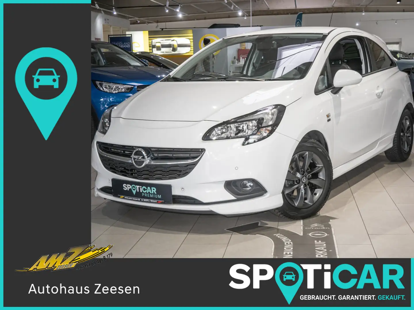 Opel Corsa 1.2 120 Jahre SHZ KAMERA PDC OPCline Wit - 1