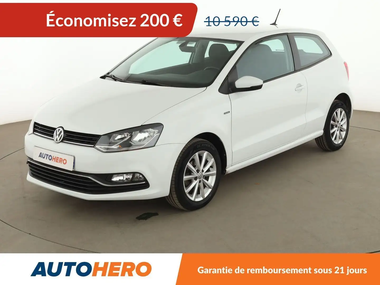 Volkswagen Polo 1.0 Lounge Blanc - 1