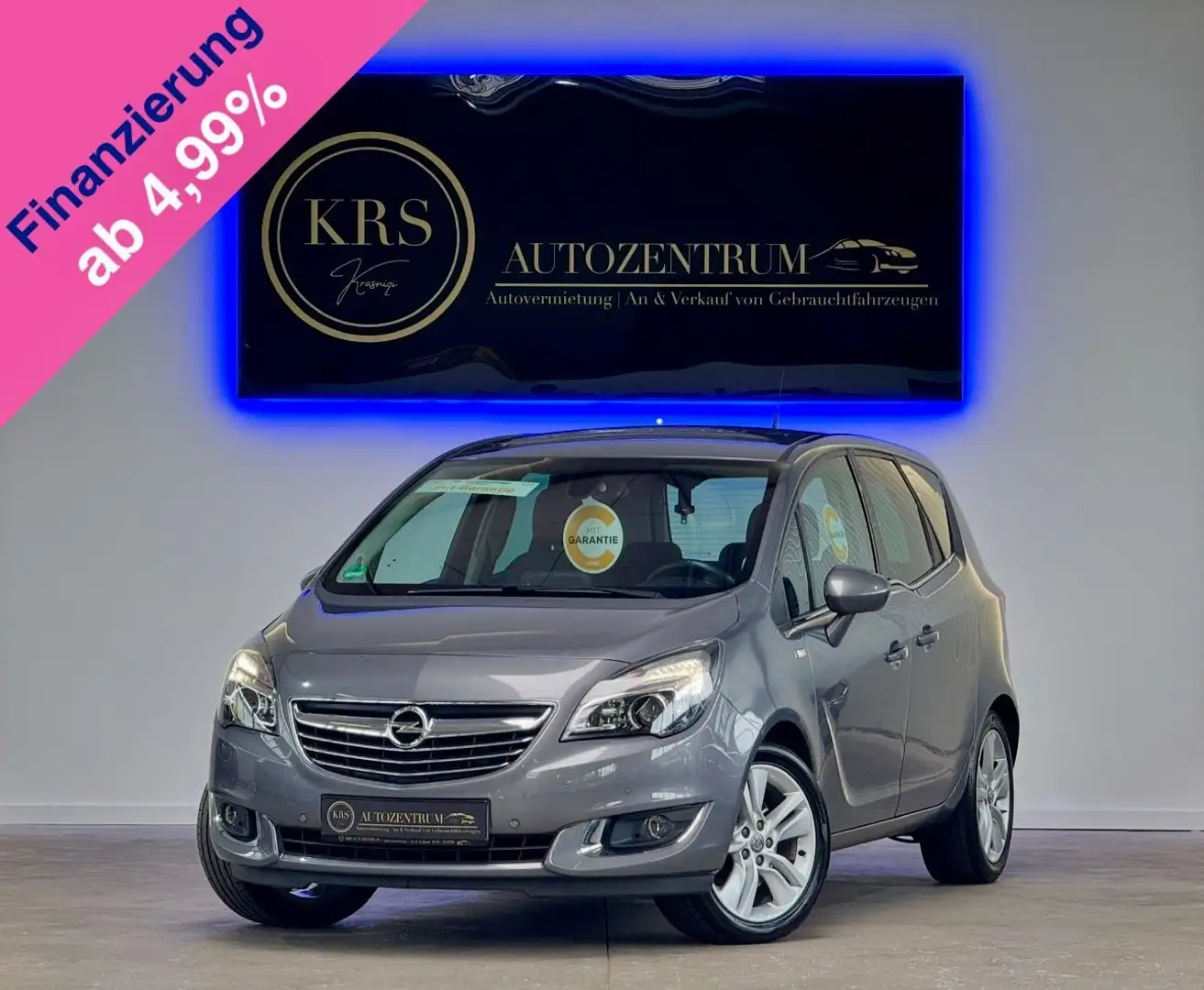 Opel Meriva B 1.4 TURBO Innovation*GARANTIE*NAVI*2HND Grijs - 1