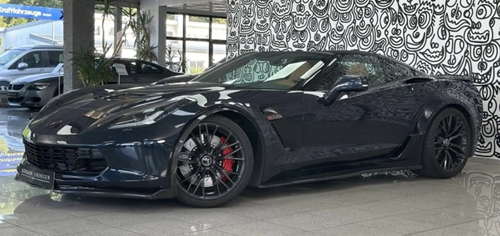 Corvette Z06 C7 3LZ STINGRAY COUPE TARGA*PERFORMANCE*HUD* Niebieski - 1