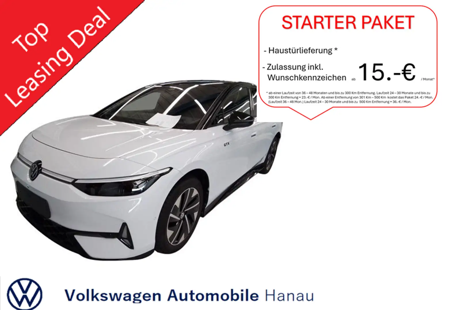 Volkswagen ID.7 GTX / AHK WINTERRÄDER GARANTIE Weiß - 1