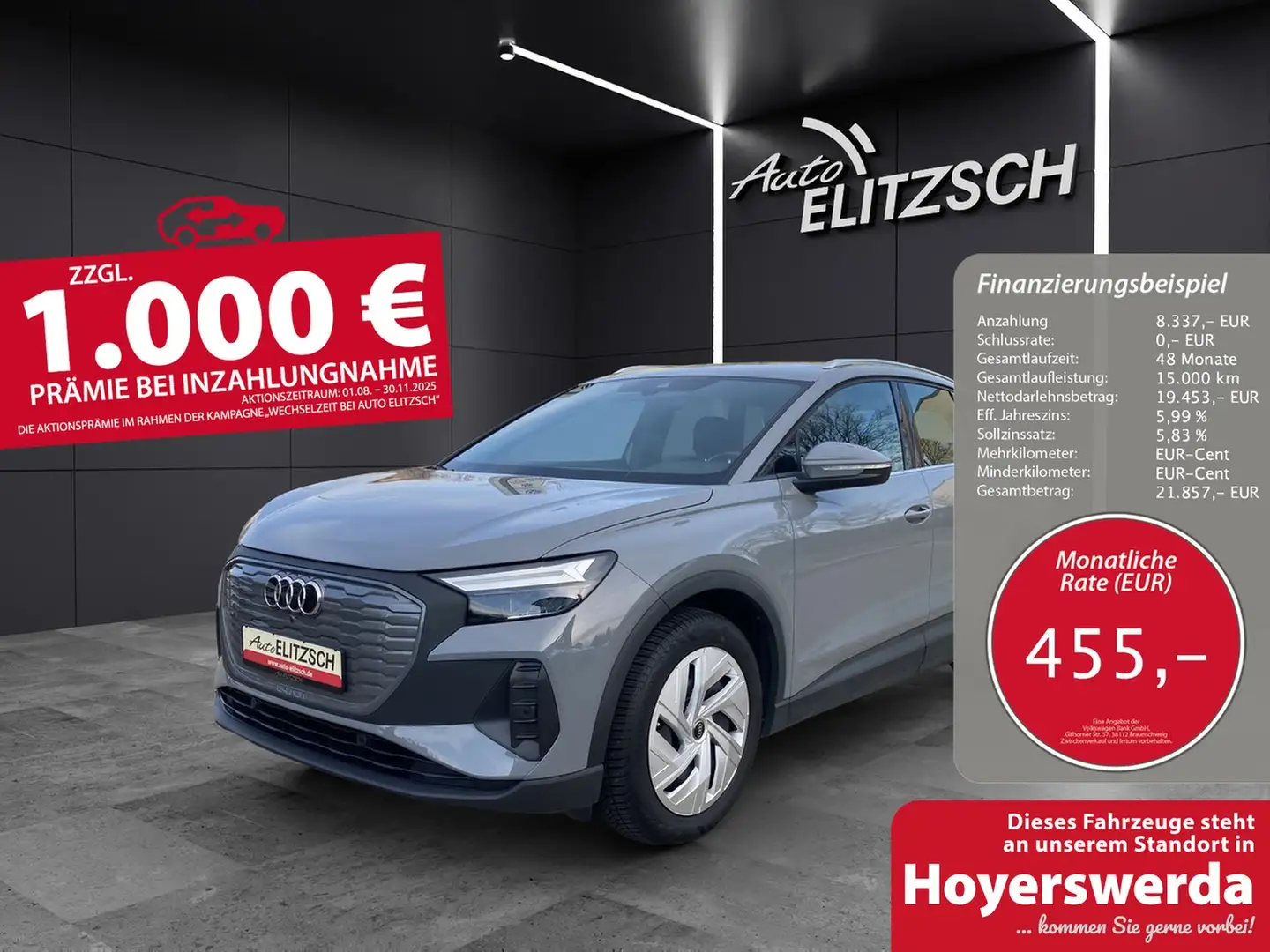 Audi Q4 e-tron 40 LED WÄPU CLIMA AVC RFK Gris - 1