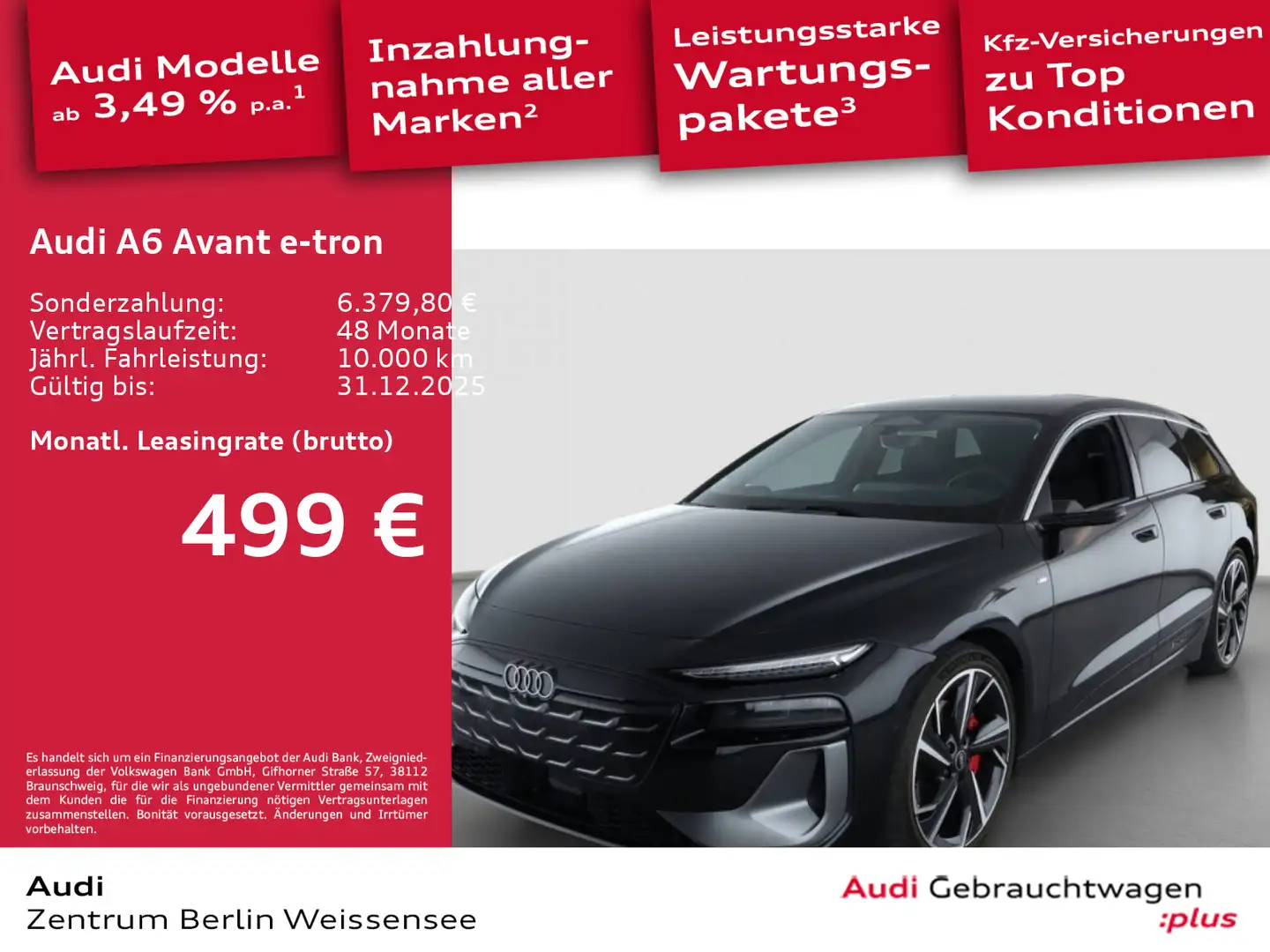 Audi A6 e-tron Avant*QUA*S-LINE*MATRIX*B&O*LEDER*HUD* Noir - 1