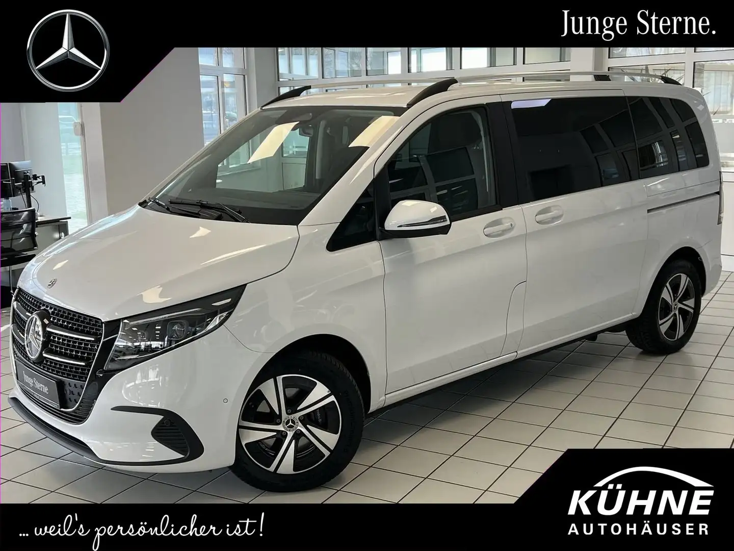Mercedes-Benz V 300 V300d Style 4MATIC DISTRONI+AHK+360°+JungeSterne Weiß - 1