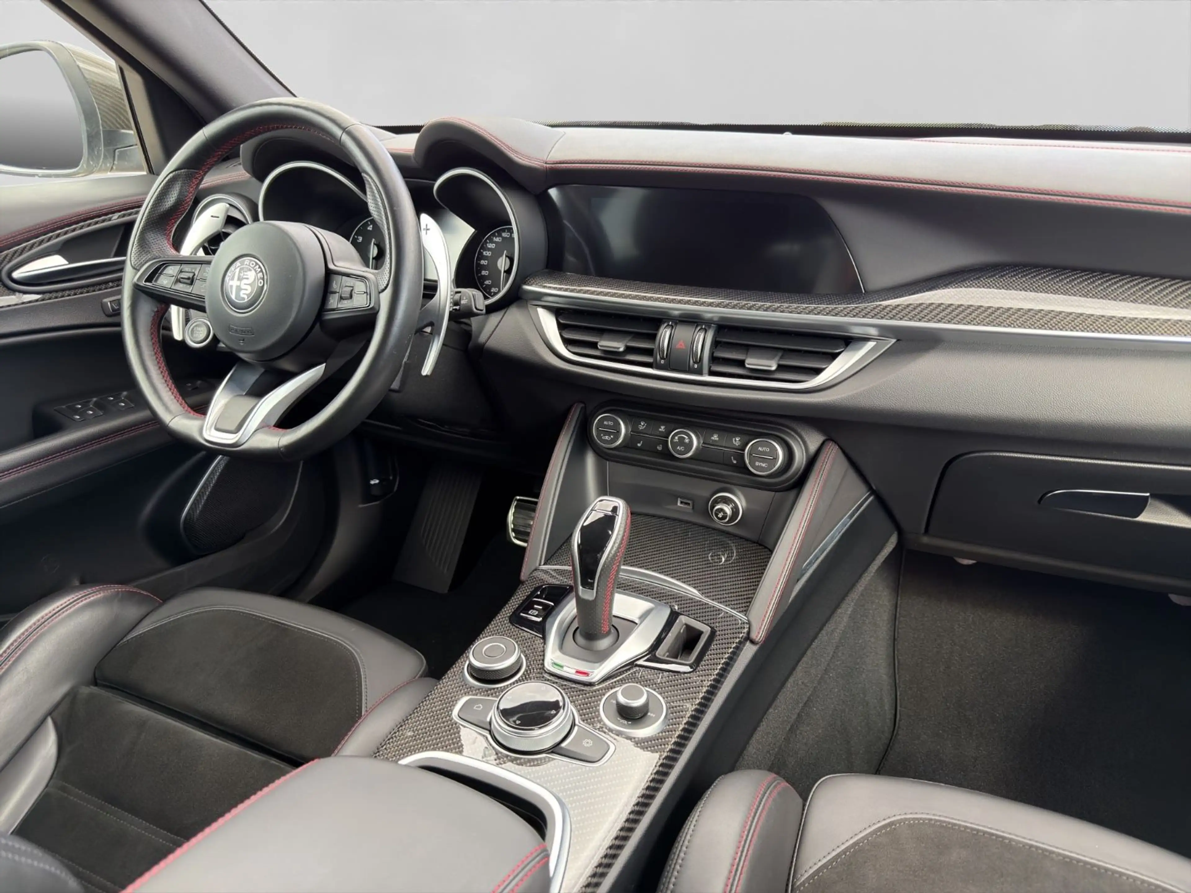 Alfa Romeo Stelvio Estrema Q4 Carbon CarPlay Kamera ACC LED — photo 13