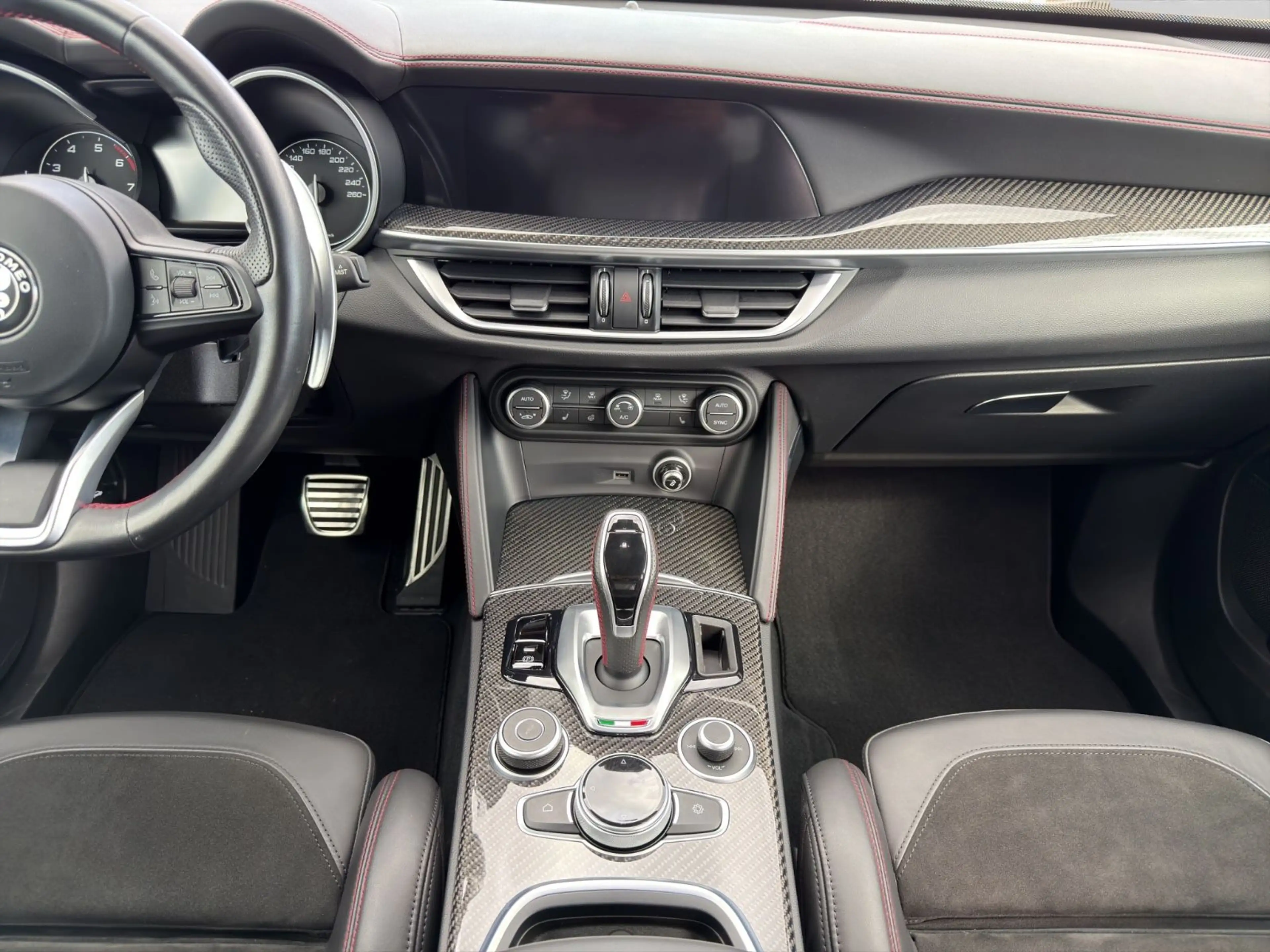 Alfa Romeo Stelvio Estrema Q4 Carbon CarPlay Kamera ACC LED — photo 15