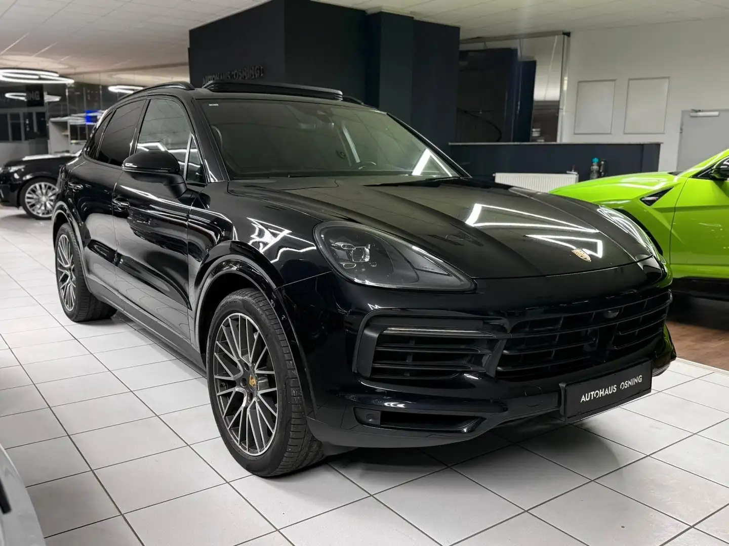 Porsche Cayenne PANO MEMORY BOSE 360KAM CARPLAY AHK 21" Noir - 1