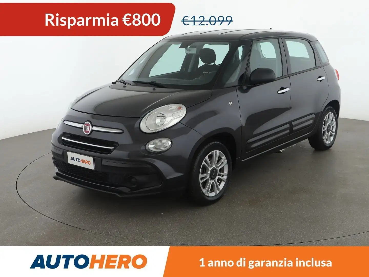 Fiat 500L 1.3 M-Jet Urban 95 CV Gris - 1