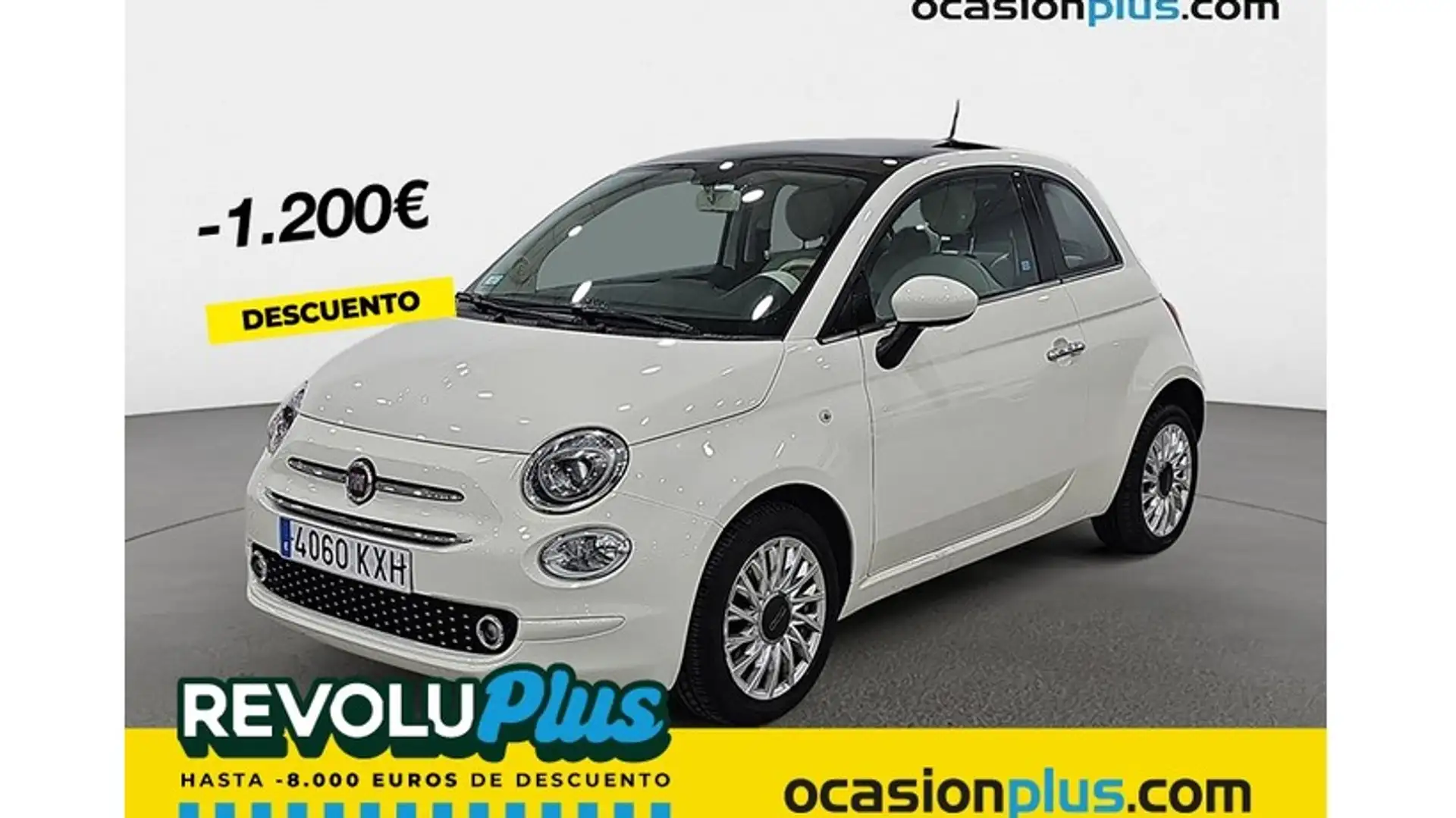 Fiat 500 1.2 Lounge Weiß - 1