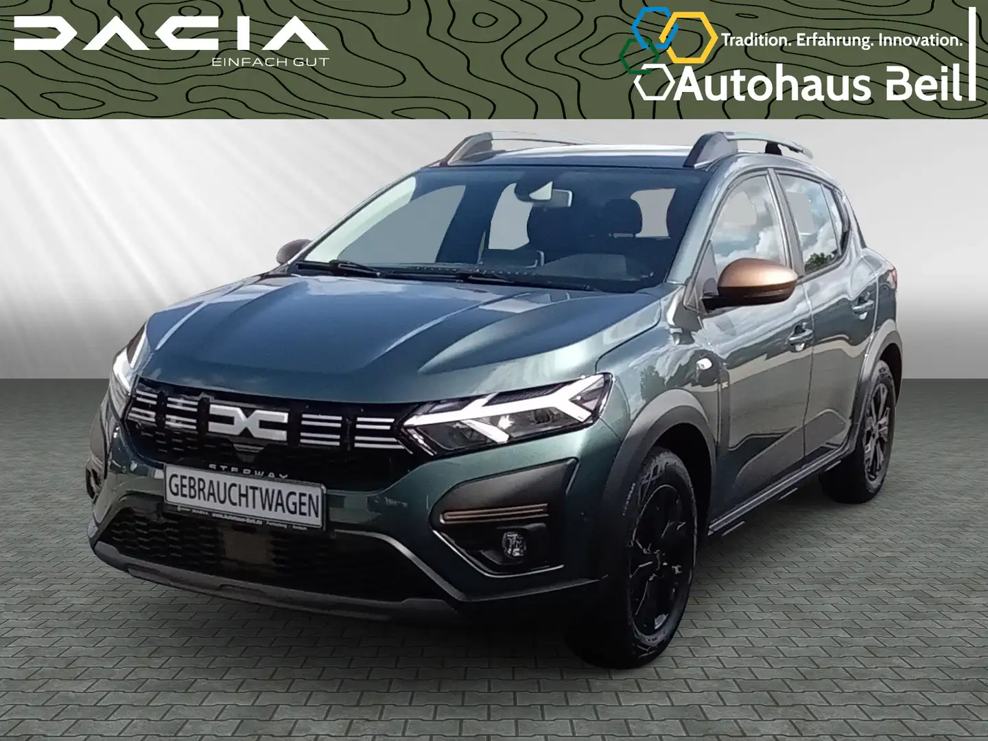 Dacia Sandero III Stepway Extreme TCe 110 Full Service 36M/50000km Vert - 1