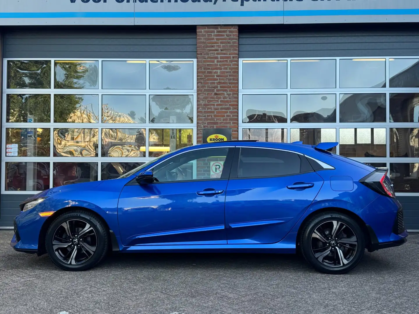 Honda Civic 1.0 i-VTEC Executive, navi, camera, adapt cruise, Blauw - 2