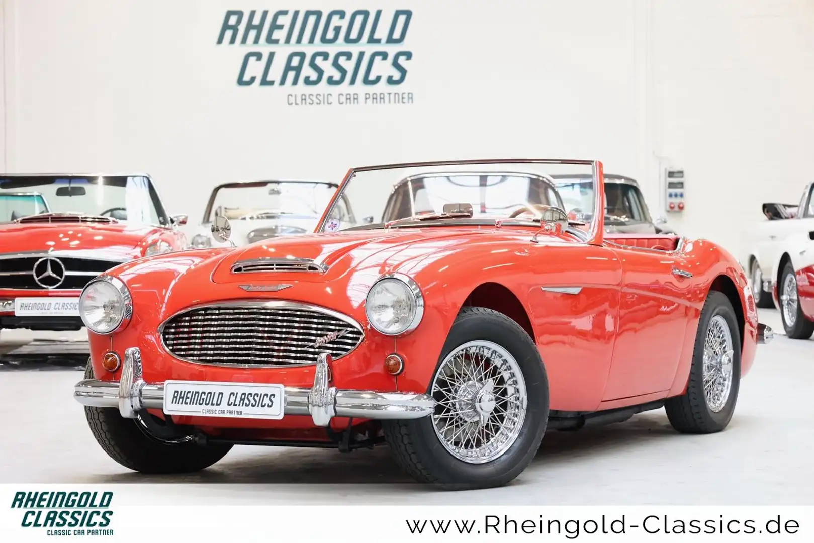 Austin-Healey 3000 BT7 2+2 außergewöhnlicher Zustand Rouge - 1