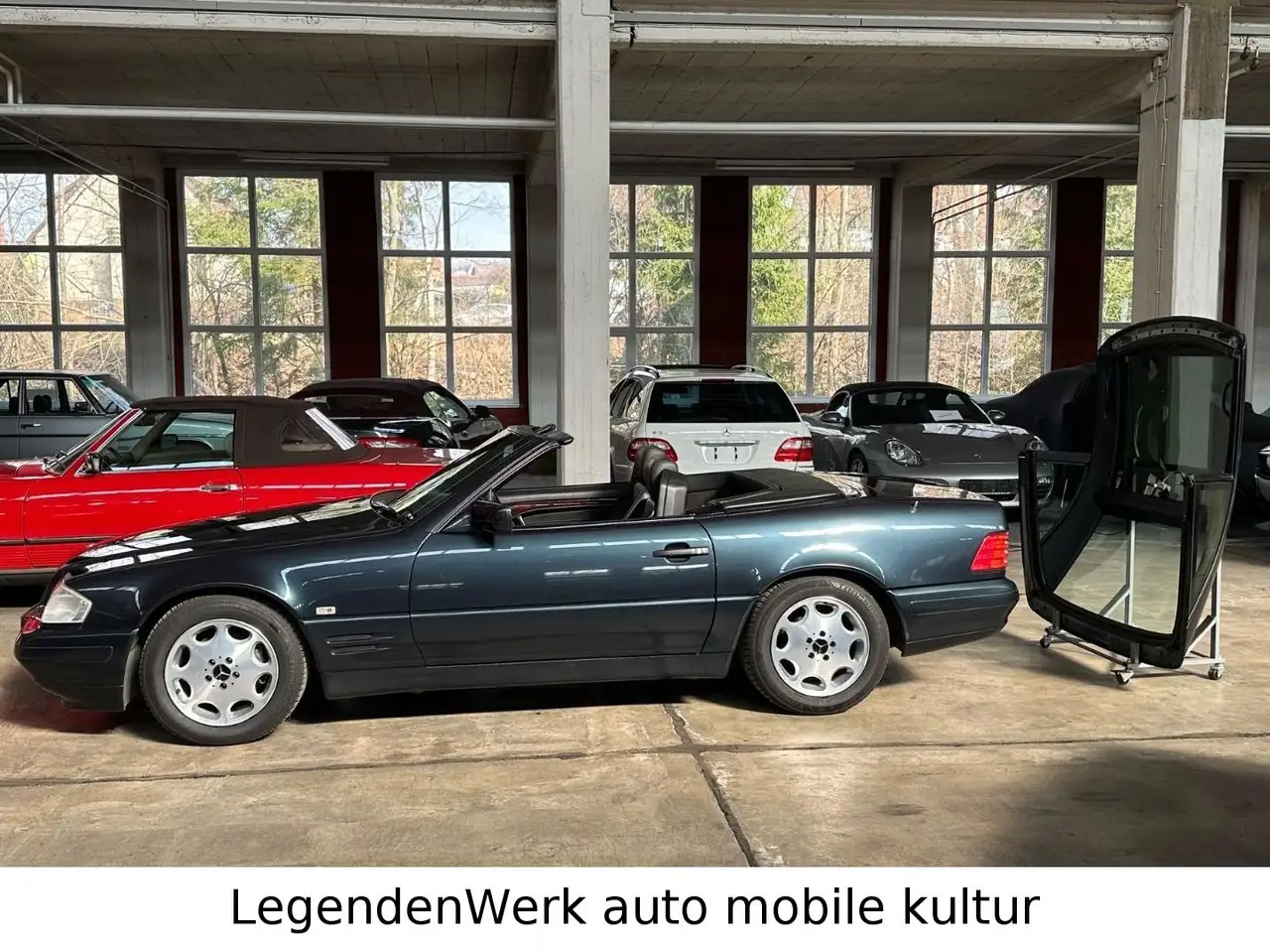 Mercedes-Benz SL 280 SL280 DEUTSCH 1. Lack PANORAMA GLASDACH MBScheck, foto 2