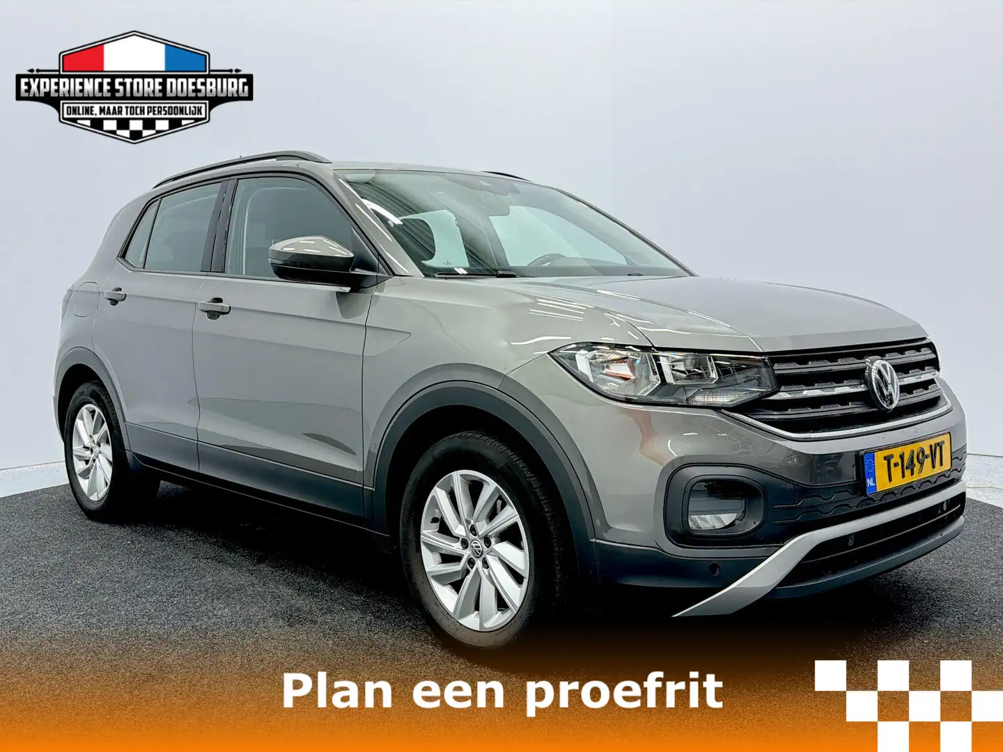 Volkswagen T-Cross 1.0 TSI Life Business Gewoon een fijne auto die al Gris - 1
