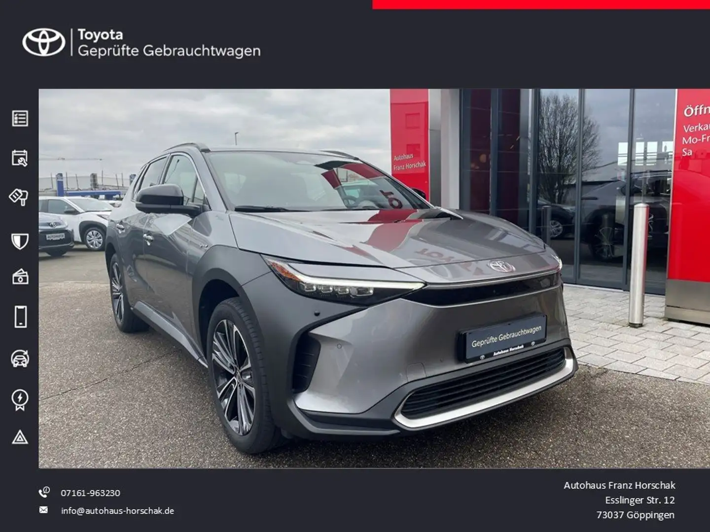 Toyota bZ4X FWD Lounge Silber - 1