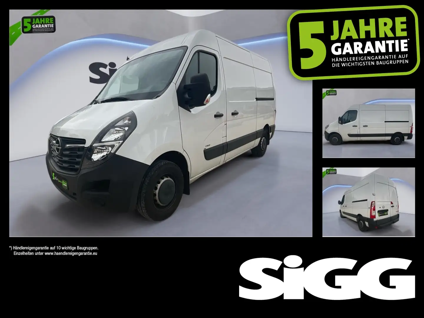 Opel Movano B L2H2 3,5 t Rückfahrkamera, Holzboden Wit - 1