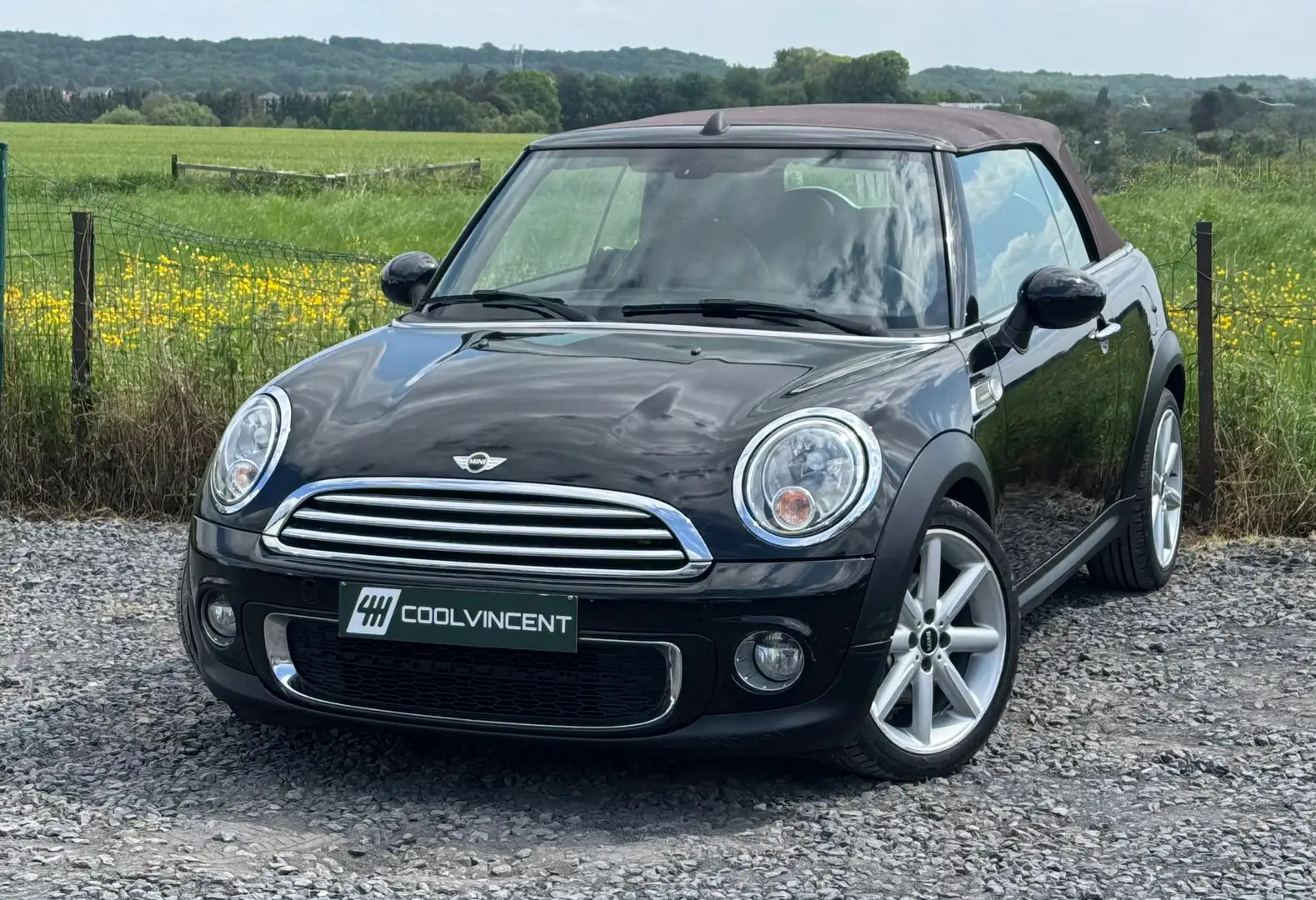 MINI Cooper D Cabrio Cabriolet 1.6 DPF Cuir Climatisation JA 17' Bruin - 1
