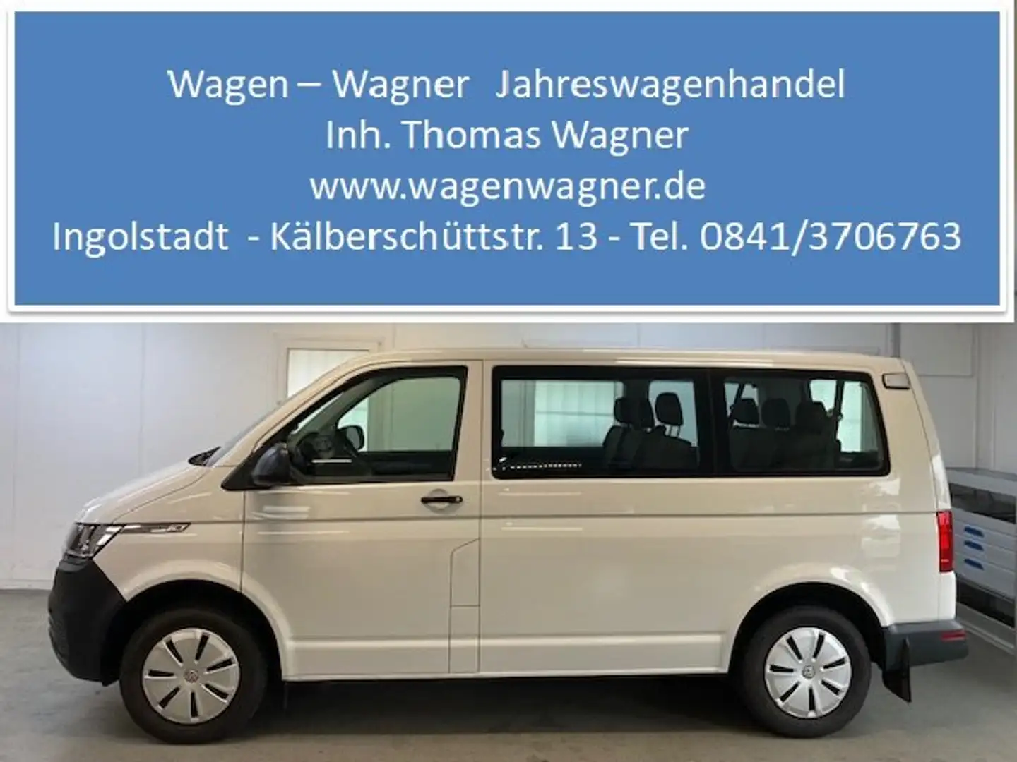 Volkswagen T6.1 Caravelle 2.0 TDI 81KW 110PS Climatronic DAB 9-Sitzer PDC Weiß - 1