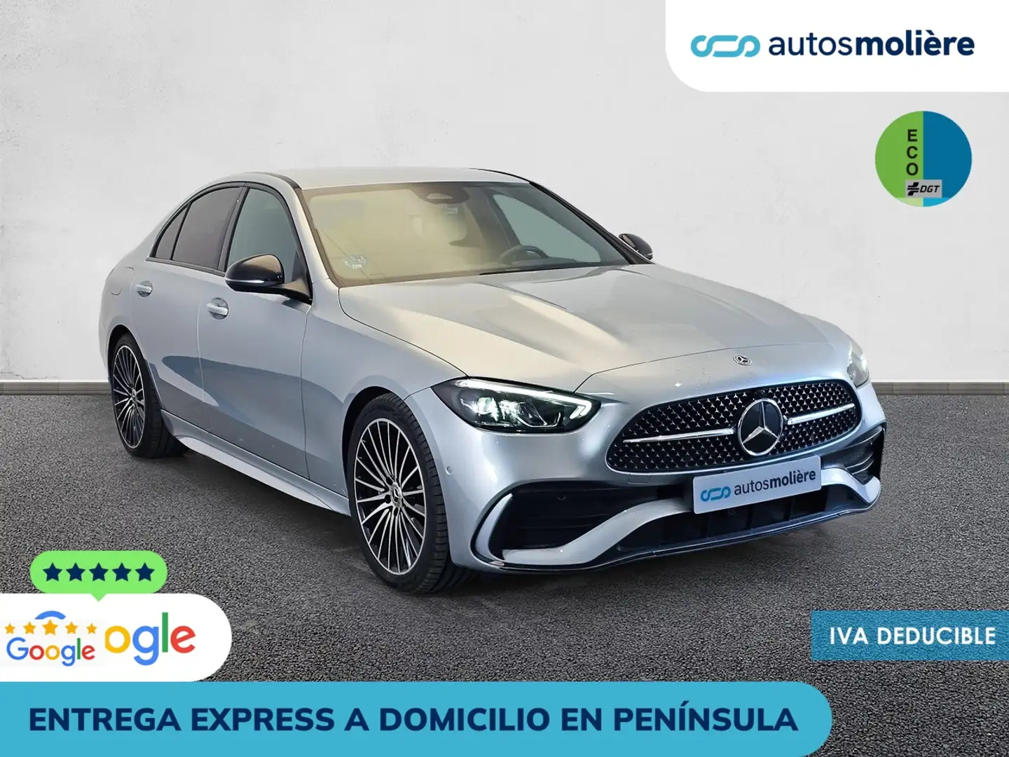 Mercedes-Benz C 220 220d 9G-Tronic Plateado - 2