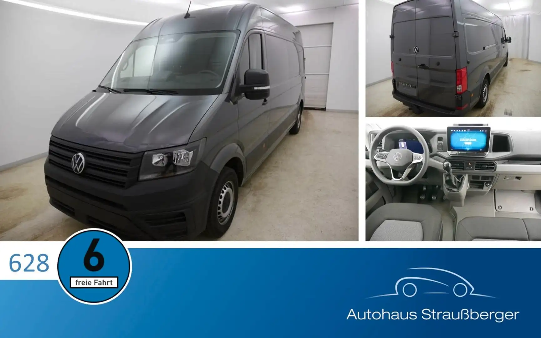Volkswagen Crafter Kasten LR Hochdach FWD Klima DAB+ Grau - 1
