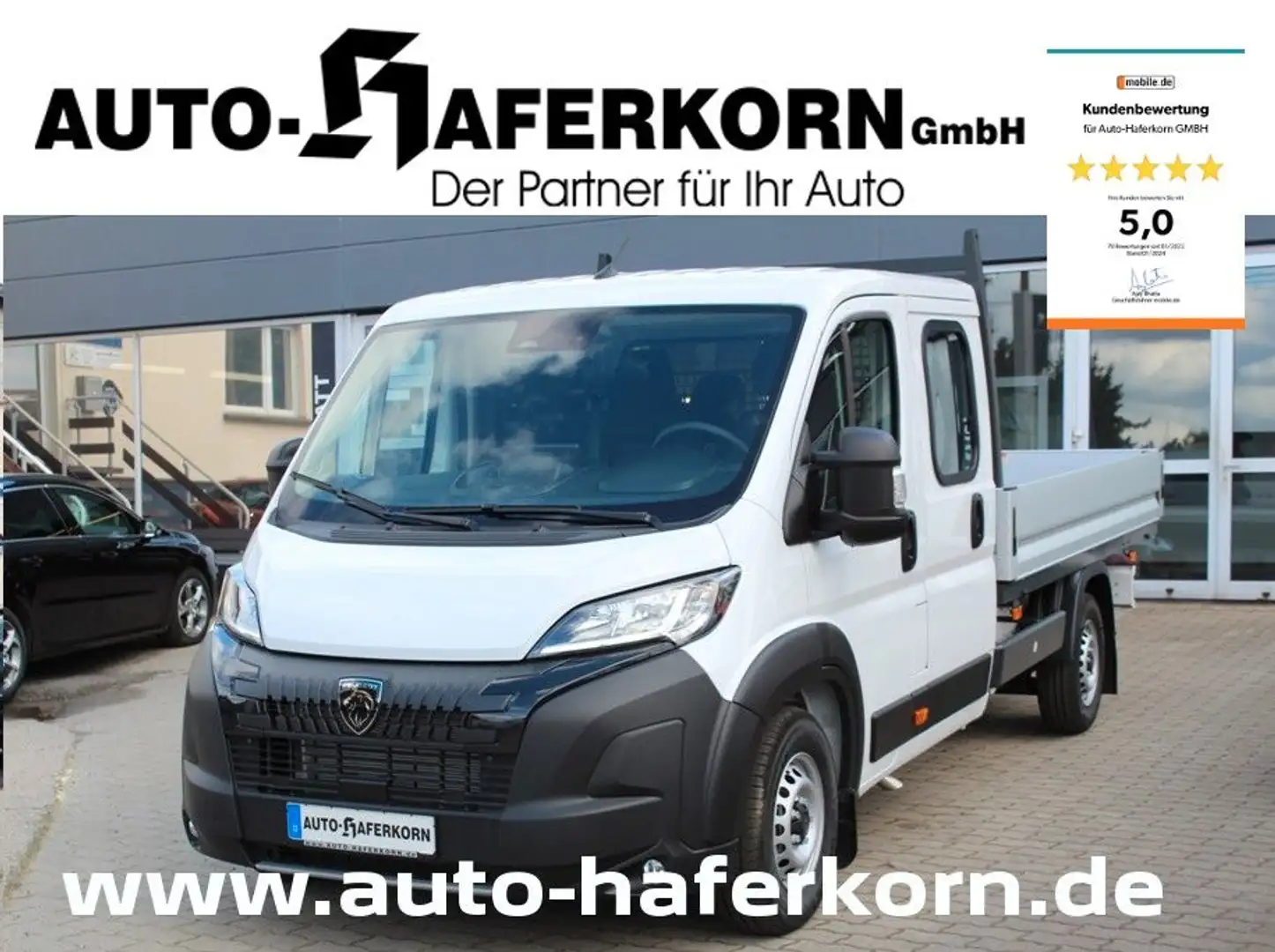 Peugeot Boxer Pritsche DK 435 L4 BlueHDi 140 Blanco - 1