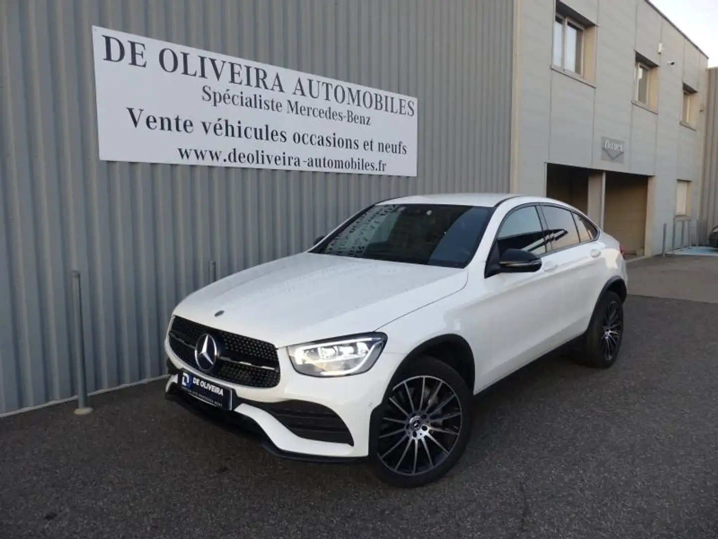 Mercedes-Benz GLC 300 300 de 194+122ch Business Line 4Matic 9G-Tronic (TVA) Blanco - 1