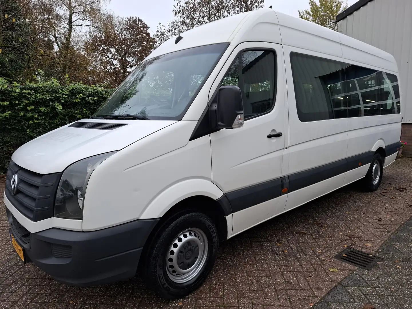 Volkswagen Crafter 35 2.0 TDI L3H2 BM 22950.- INCL BTW 9-PERSOONS ROL Wit - 1
