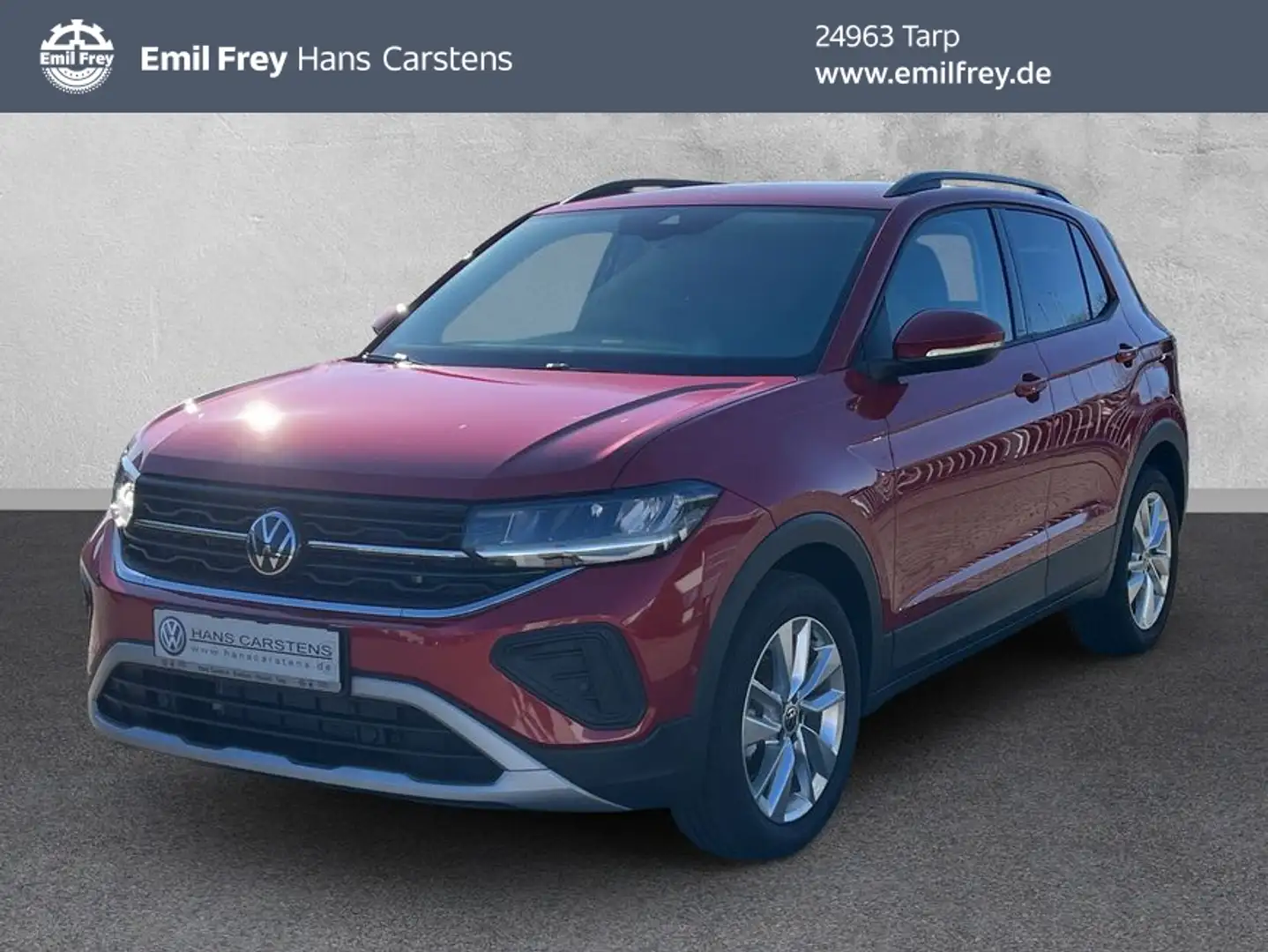 Volkswagen T-Cross Life 1,0 l TSI OPF DSG AHK Tempomat Klima Rot - 1