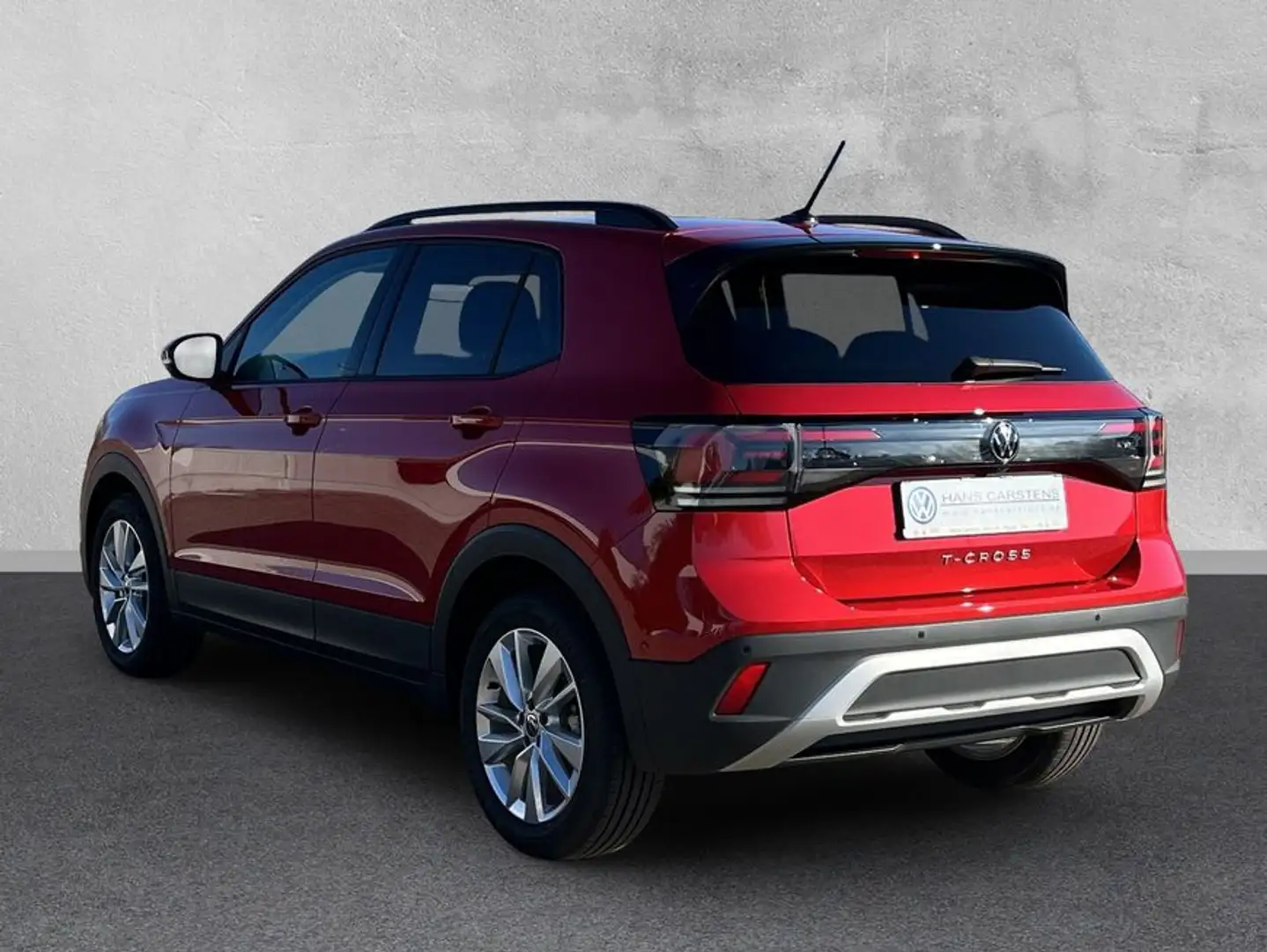 Volkswagen T-Cross Life 1,0 l TSI OPF DSG AHK Tempomat Klima Rot - 2