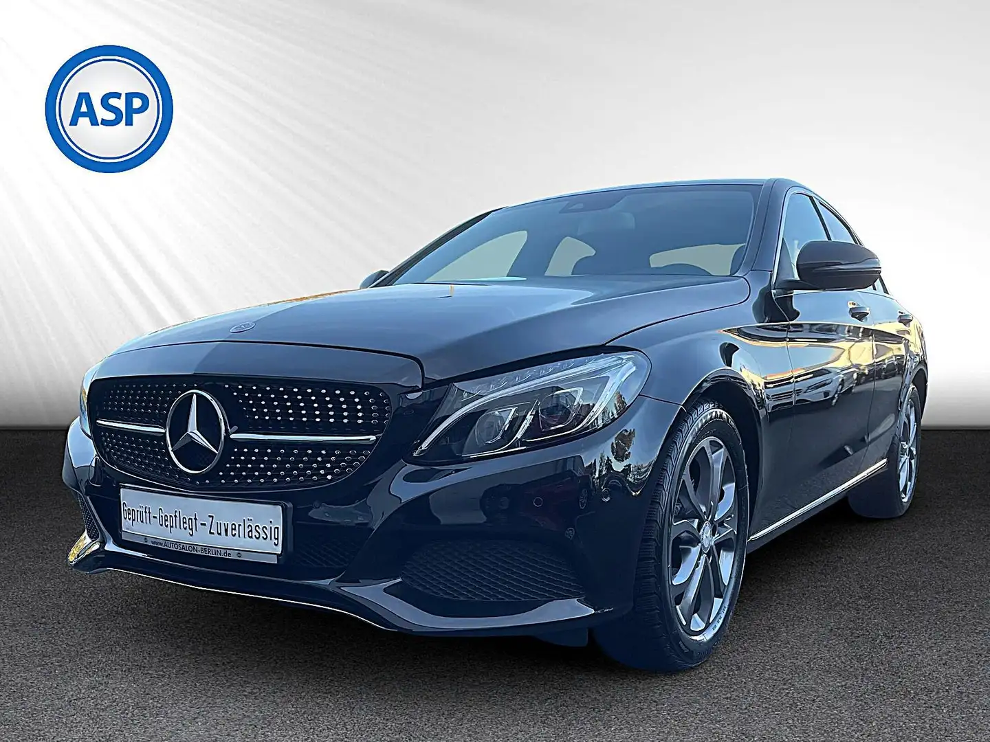 Mercedes-Benz C 180 CGI AUT LED GLASDACH NAVI SHZ PDC Nero - 1