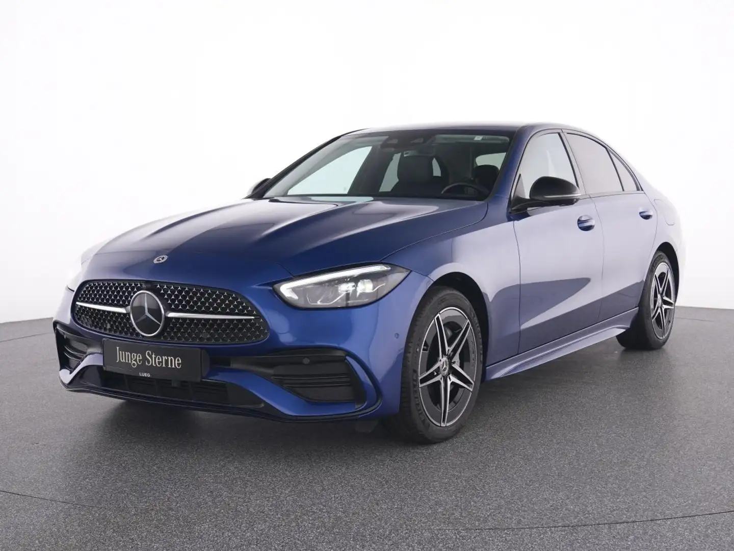 Mercedes-Benz C 300 e AMG+LED+AHK+360+Dist+Night+PTS+Multisitz Blauw - 2