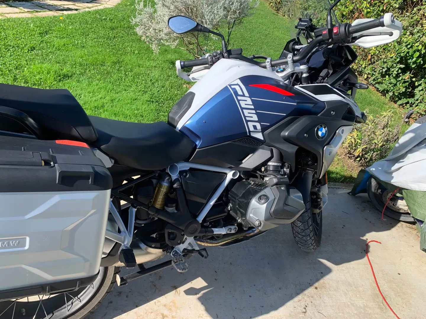 BMW R 1250 GS trophy Bleu - 1
