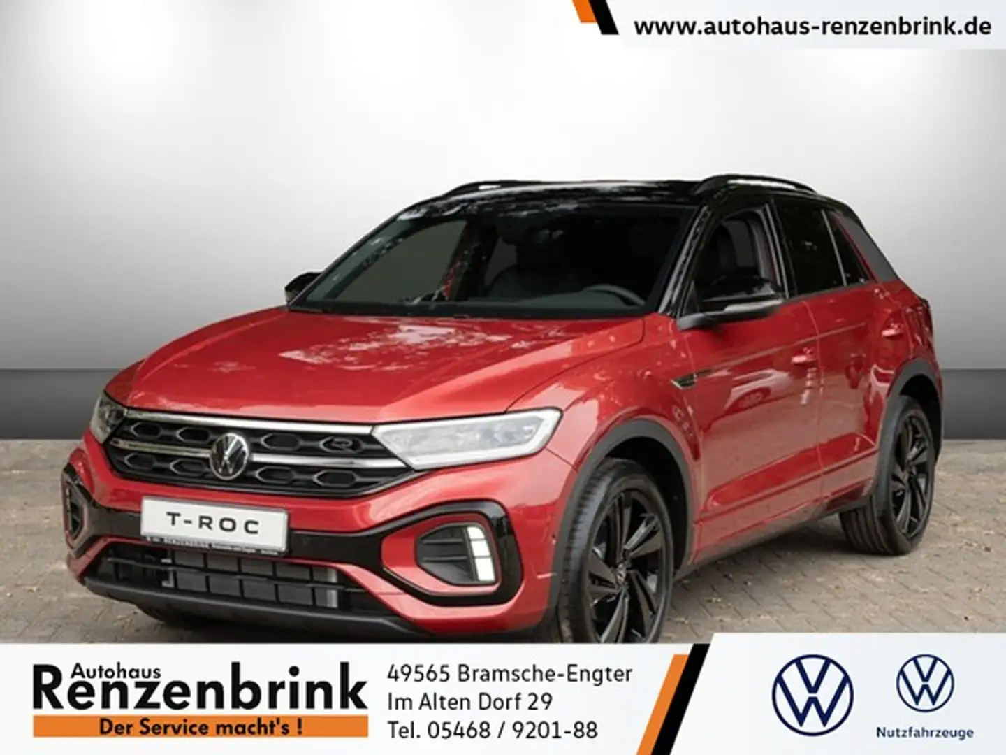 Volkswagen T-Roc R-Line TSI 6-Gang Black Style Sportsitze Rouge - 1