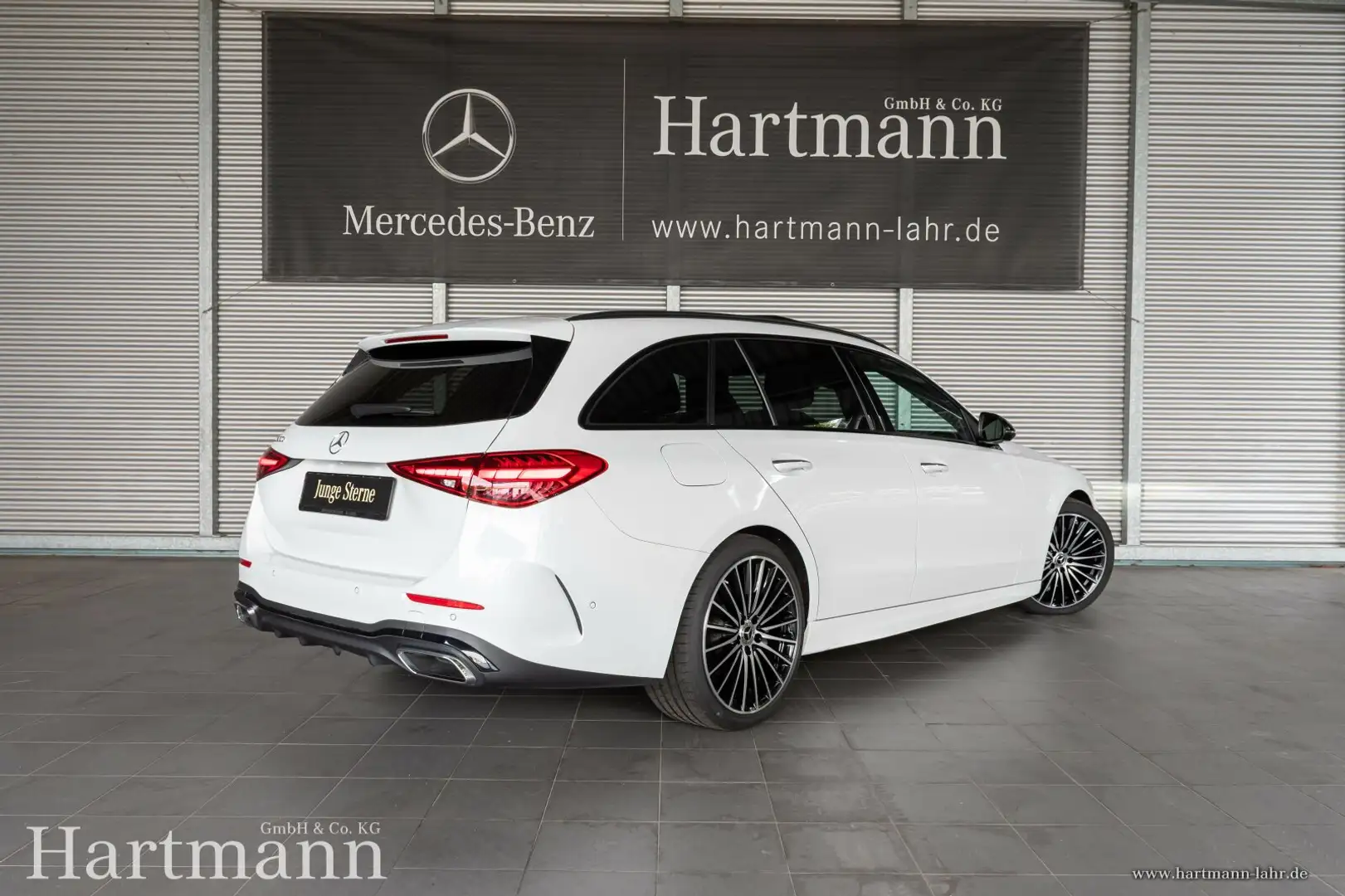 Mercedes-Benz C 200 C 200 d T AMG Night Panorama Fahrassistenz AHK Weiß - 2