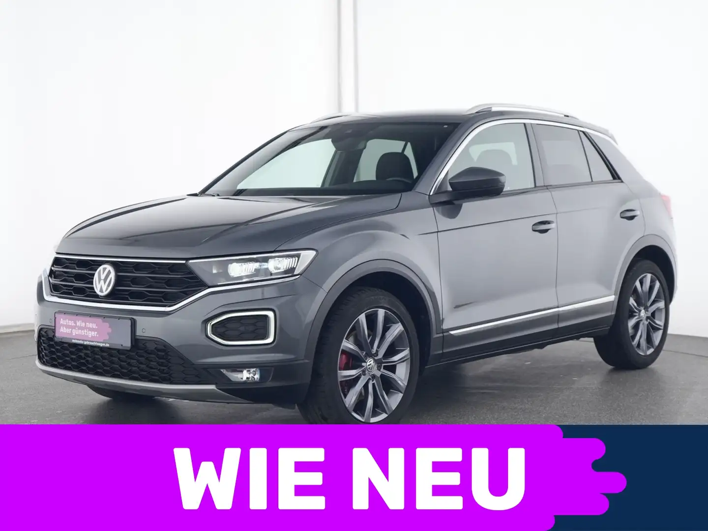 Volkswagen T-Roc Sport Navi|CarPlay|Kamera|LED|PDC|SHZ|LED Grijs - 1