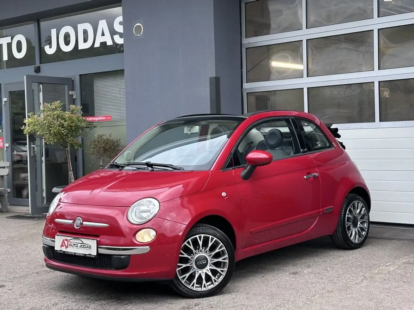 Fiat 500C 0.9 TwinAir Turbo Lounge **Klimaaut./Leder** Rouge - 2